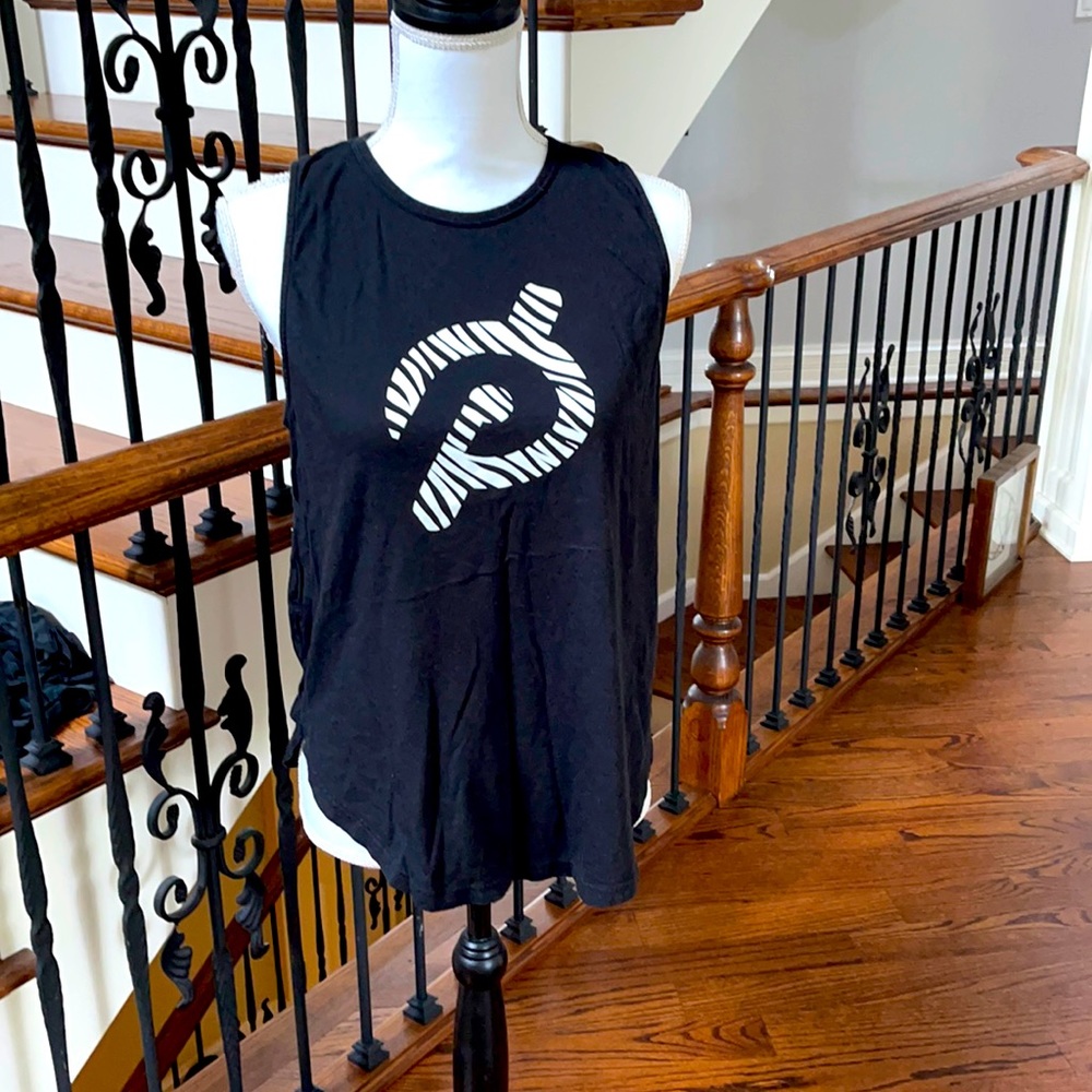Peloton Zebra Muscle Tank Sz M